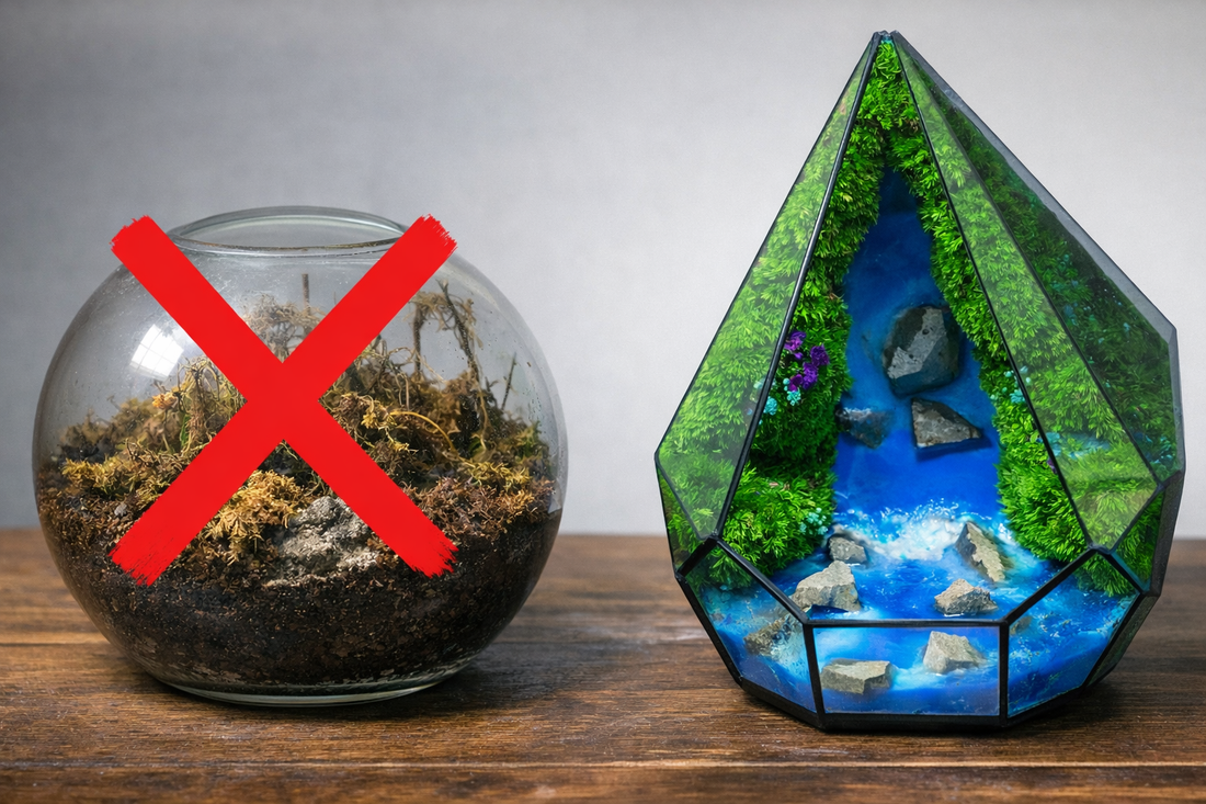 Il problema dei terrarium tradizionali: manutenzione continua. La soluzione Ecogreenlab Italia!
